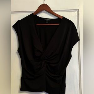 Banana Republic crepe Twist front Blouse Size L